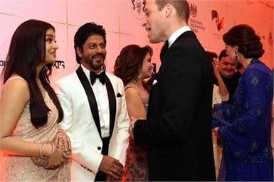 “They are so elegant and beautiful,” said Shah Rukh Khan in reference to his encounter with Kate Middleton and Prince William.