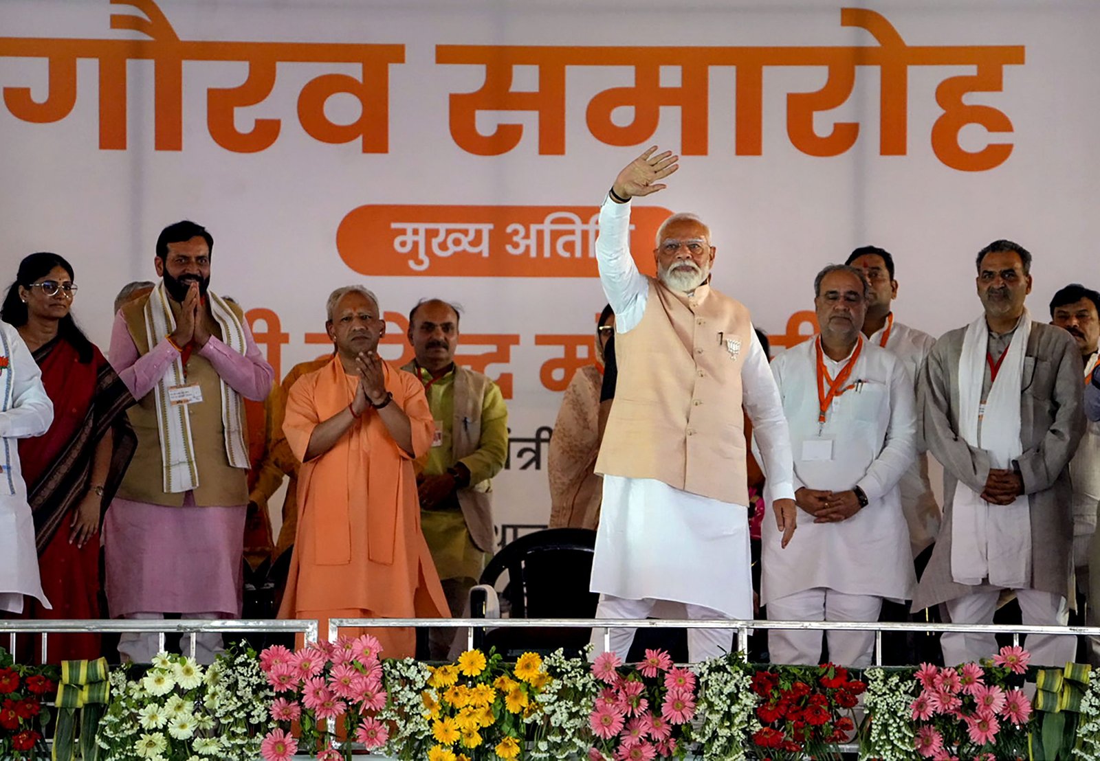 At PM Modi’s Meerut rally, he made fun of Katchatheevu and spoke against corruption.