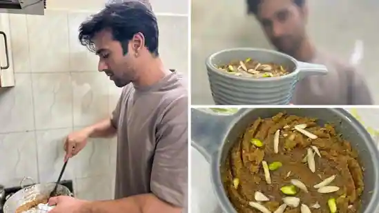 Making “pehli rasoi” halwa for Kriti Kharbanda’s family, Pulkit Samrat makes her feel touched by his “simple” gesture.